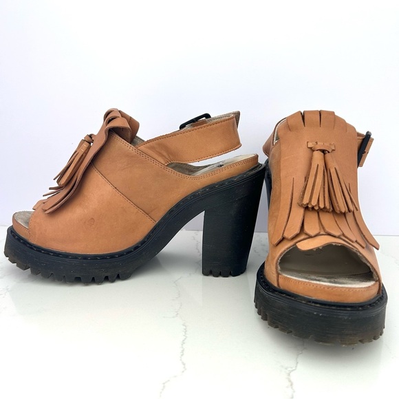 Dr. Martens Seraphina Heel Sandals Shoe Slingback Platform Coachella Size 8 - Picture 4 of 13